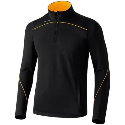 Immagine prodotto di Erima Manica lunga 1/2 Zip Kinder schwarz/curcuma 164
