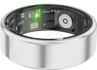Produktbild von INF Intelligenter Ring: Herzfrequenz, Blutsauerstoff, Schlaf, IP68, 30 Tage Silber 11