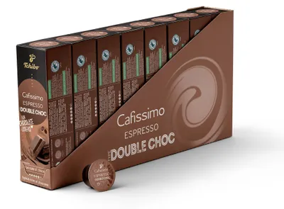Obrázok produktu pre Tchibo Cafissimo Flavoured Summer Edition Espresso Double Choc, prémiová kvalita, 80 kapsúl (8x10 kapsúl)