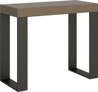 Produktbild von Tecno Small taubengrauer ausziehbarer Konsolentisch 90x40/196 cm