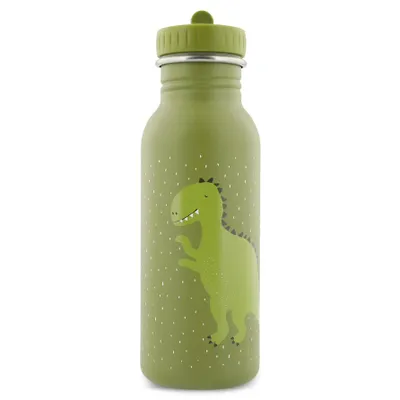 Produktbild von Trixie Trinkflasche Edelstahl Kinder 500ml Mr. Dino auslaufsicher grün
