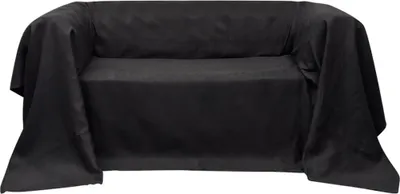 Immagine prodotto di The Living Store copridivano in microsuede antracite 210x280 cm