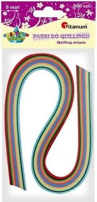 Image de Bandes de quilling 5mm mix 200pcs