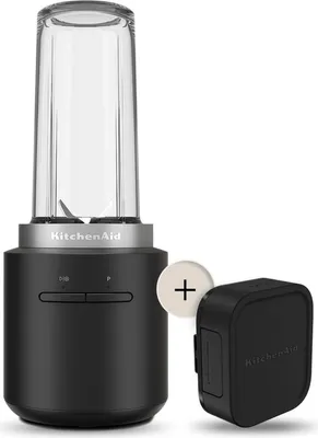 Immagine prodotto di KitchenAid 5KSBR256BM Mini Frullatore Senza Fili con Batteria Rimovibile 12V