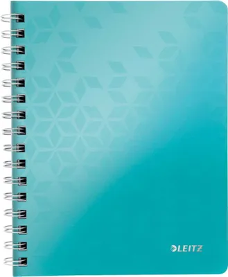 Produktbild von Leitz WOW, Einfarbig, Blau, A5, 80 Blätter, 80 g/m², Liniertes Papier