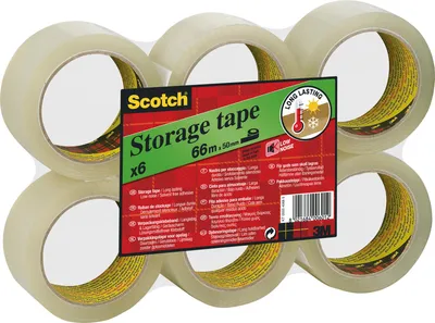 Zdjęcie produktu dla Scotch S5066F6T, 66 m, 50 mm, 6 szt.