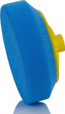 Obrázok produktu pre Tvrdá leštiaca podložka 150 mm pre závit M14, špongia, leštiaci kotúč, modrá ABW