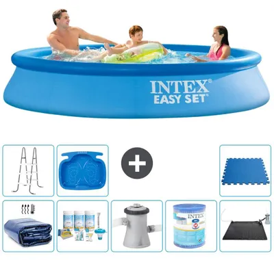 Productafbeelding van Easy Set Zwembad - Rond - 305x61 cm - 9-delig - S30478