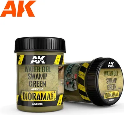 Produktbild von AK Interactive S.L. AK-8006 WATER GEL SWAMP GREEN