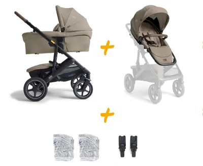 Obrázek produktu pro Joie Signature Vinca včetně vaničky Ramble XL v barvě Sandstone