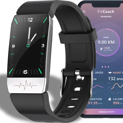 Produktbild von Smartwatch Bluetooth Touchscreen Armbanduhr Blutdruckmessung Smartband Wasserdicht Fitness Armband Pulsmesser Uhr Android IOS Damen Herren Retoo