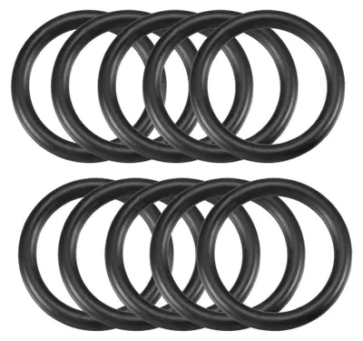 10 Silikon-O-Ringe 30 mm x 3,5 mm schwarz Dichtungen