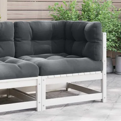 Produktbild von vidaXL Garten-Ecksofa mit Kissen Massivholz Kiefer