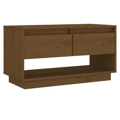 Obrázek produktu pro vidaXL TV skříňka Honey Brown 74x34x40 cm Masivní borovicové dřevo