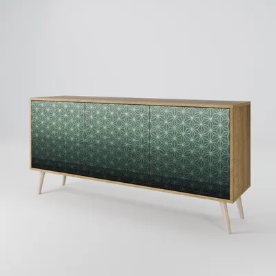 Immagine prodotto di Spacerebels cassettiera a 3 ante - credenza cassettiera - credenza alta - mobile armadio - soggiorno camera da letto - 57,5×111×42 (HxLxP)