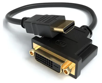 Produktbild von HDMI zu DVI Adapter DVI-I (24+1) 4K 1080P Full HD 3D