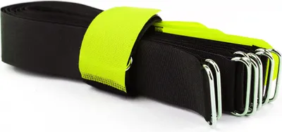 Produktbild von 10 x Klettkabelbinder 40 cm neon - Klett / Flausch auf UNTERSCHIEDLICHEN SEITEN! - DS Metallöse Goodymax®
