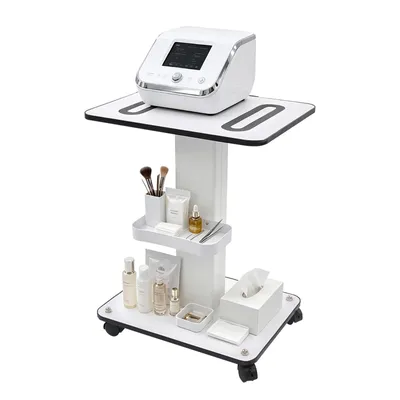 Zdjęcie produktu dla Wózek kosmetyczny Wózek roboczy z cichym uniwersalnym kółkiem Wózek na sprzęt kosmetyczny Wózek fryzjerski 52x40cm Wózek narzędziowy