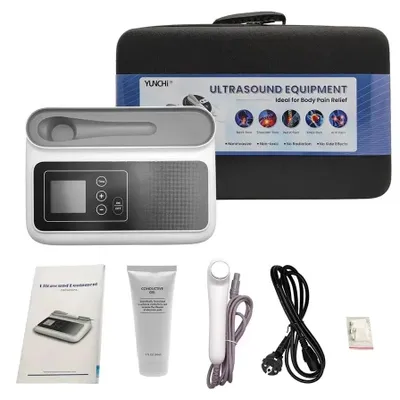 Imagen del producto de Dispositivo de terapia por ultrasonido, alivio del dolor sin medicamentos, pantalla LCD, modelo CS01