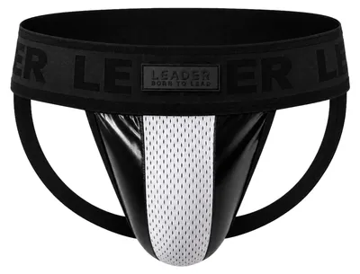Imagen del producto de LEADER - Ropa Interior Hombre - FETISH Brut Jockstrap White - 1x Tamaño XL
