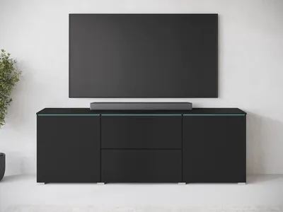 Obrázek produktu pro Stolek pod TV HERMINA 180 - černý grafit