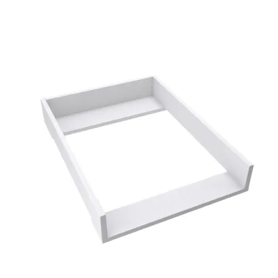 Produktbild von regalik Wickelaufsatz für Koppang von IKEA, Wickeltischaufsatz für 46 cm Kommoden, Abnehmbar Wickelkommode aufsatz, Gerade Frontplatten, Weiß, 72cm x 54cm