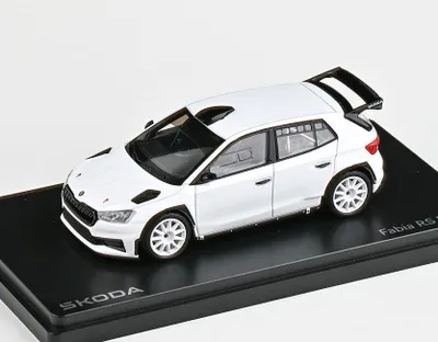 Produktbild von Škoda Fabia IV RS Rally2 (2022) weiß - Asphalträder Abrex 1:43