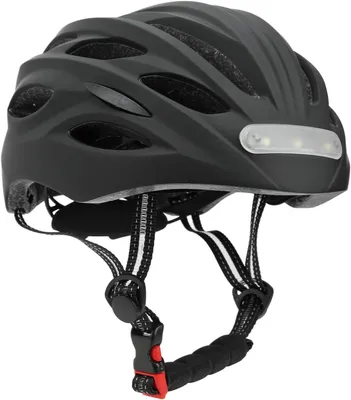 Produktbild von Fahrradhelm mit LED – Sicherheitshelm – Für den Stadtverkehr – Verstellbar mit Beleuchtung – Größe L – Schwarz