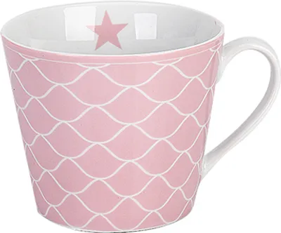 Produktbild von Krasilnikoff Kaffeetasse Mermaid, Rosa