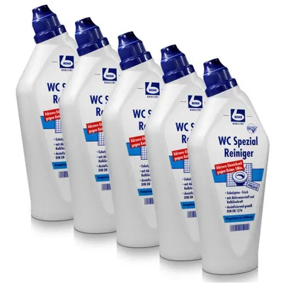 Produktbild von Dr. Becher WC Spezial Reiniger 750ml löst Kalk Rost & Seifenreste (5er Pack)