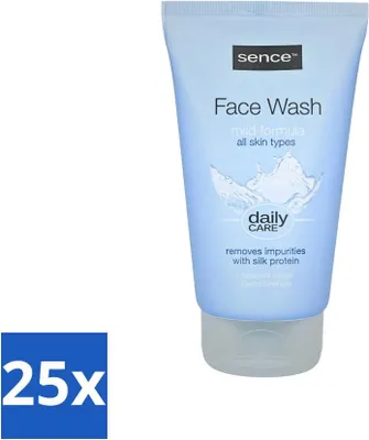 Produktbild von Sence - Alle Hauttypen - Gesichtsreiniger - Erfrischend - 150 ml - Vorteilspack - 25 Stücke