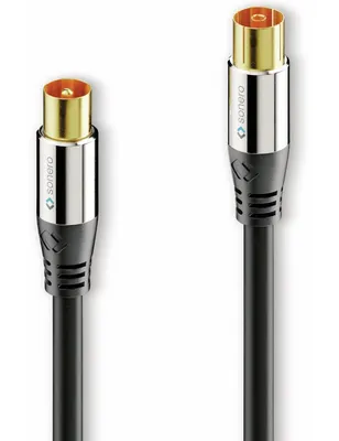 Obrázek produktu pro SONERO anténní propojovací kabel 1,0 m, černý