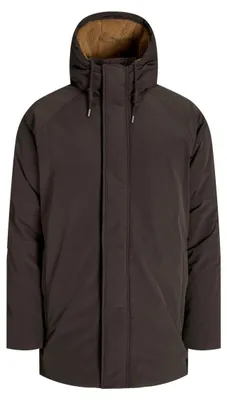 Produktbild von Jack & Jones 12278783_2045_S, Anorak, Uni, Erwachsener, Reißverschluss, Kleidungsknopf, Polyester, Braun