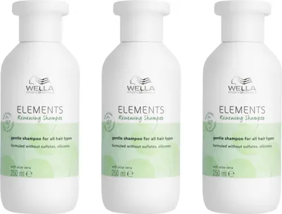 Produktbild von Elements Renewing Shampoo 3x250 ml