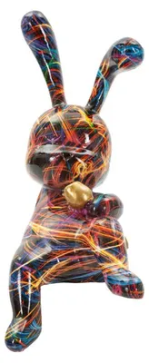 Produktbild von Mauro Ferretti Dekofigur Coniglietto Psyco 21,5x10x22 cm