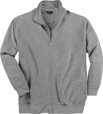 Produktbild von Redfield Sweatjacke Übergröße grau melange Eddy