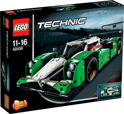 The image shows the retail packaging of a Lego Technic car set.