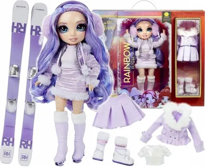 Obrázek produktu pro Mga Rainbow High panenka Winter Break Fashion Violet Willow