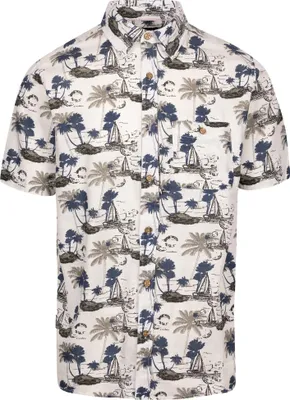 Image de Trespass - Chemise « Frantom » pour homme - Décontractée TP6937 (XXL) (Blanc naturel)