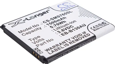 Produktbild von TECHTEK Akku Kompatibel mit [Samsung] GreatCall Touch 3, Jitterbug Touch 3, SM-310, SM-310R5, SM-G310R5, SM-S765C Ersetzt EB-B130AE, für EB-B130AU