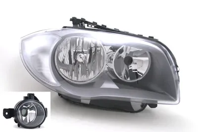 Immagine prodotto di Johns, Fari alogeni adatti per BMW Serie 1 E81 E82 E87 E88 07- 09 H7 H7 R. + fendinebbia 63117193388 7193388 63176924656 6924656