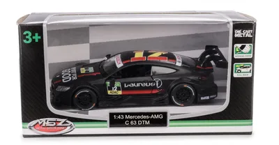Produktbild von Modell 1:43, Mercedes-AMG C63 DTM, schwarz