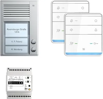 Produktbild von TCS AG TCS TASTA:pack Audio AP f.2 PSC2320-0000 Wohneinheiten m.Außenstation PAK