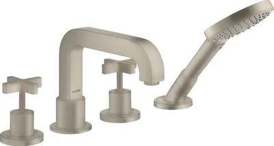 Produktbild von hansgrohe AXOR Citterio 4-Loch Wannenrandarmatur mit Kreuzgriffen, 39445820