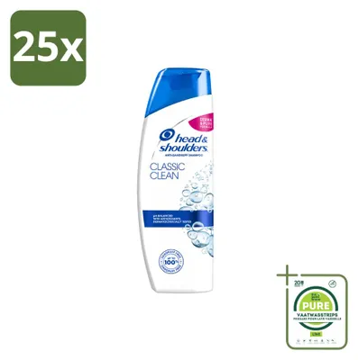 Produktbild von 25 x Head & Shoulders Shampoo Classic Clean 200 ml - Großpackung - 25 Stücke