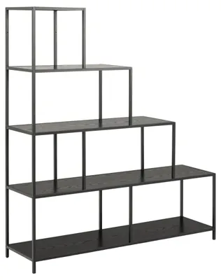 Obrázek produktu pro Actona Seaford, Černá, 4 police/polic, Ocel, Práškové lakování, Matný, Černá