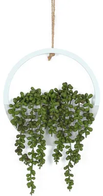 Zdjęcie produktu dla Sztuczne rośliny w doniczkach, 31 cm, sztuczne rośliny do salonu, sypialni, kuchni, parapetu