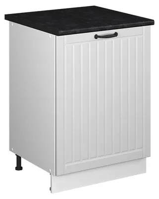 Image de Meuble bas sous-évier Vicco Fame-Line Blanc campagne/Blanc 60cm, Model 62212