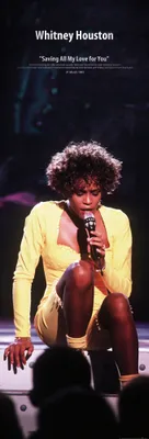 Produktbild von Whitney Houston Kunstdruck Bild - Saving All My Love For You (91 x 30 cm)