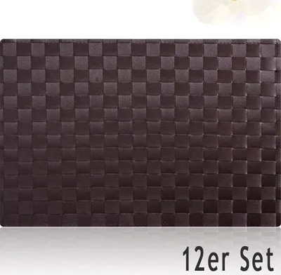 Produktbild von Tischset MODERN braun Tischunterlage als Tischdeko